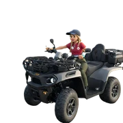 girl in outdoor outfit sticker