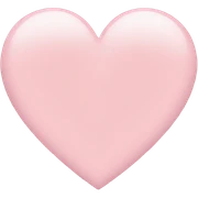 Light pink heart sticker