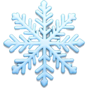 Winter snowflake sticker