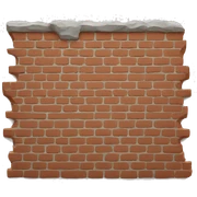 Brick wall sticker