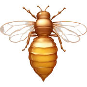 Rose gold honey sticker