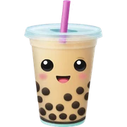 Bubble tea sticker