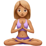 girl doing yoga sticker