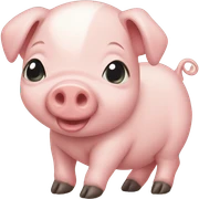 Baby pig  sticker