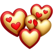 Hearts sticker