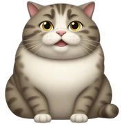 Fat Cat sticker