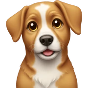 Cute dog sticker