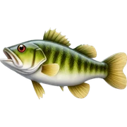 Bass fish  sticker