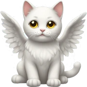 Angel cat  sticker