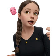 girl with phone in hand sticker