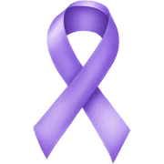 Lavender ribbon sticker