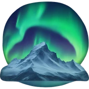 northern lights  sticker