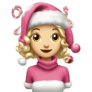Natale rosa sticker