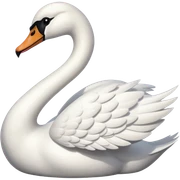 Swan  sticker