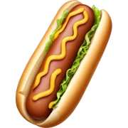 Humanoid hot dog sticker