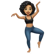 Latina dancer sticker