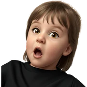realistic portrait of girl sticker