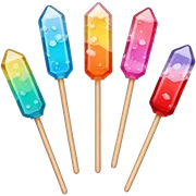 rock candy on a stick sticker