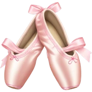 Light pink aesthetic pointe shoe sticker