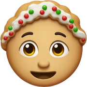 Christmas cookie sticker