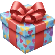 package heart sticker