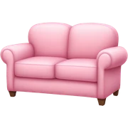 Soft Pink sofa sticker