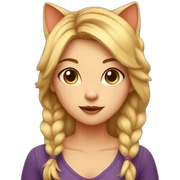 Cat girl  sticker