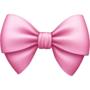 Pink bow sticker