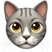 Annoyed cat sticker