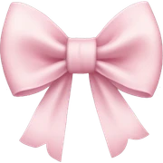 light pink bow sticker