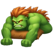 BLANKA SLEEPING sticker