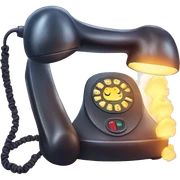 glowing hot phone sticker
