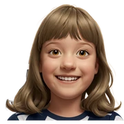 smiling girl indoors portrait sticker