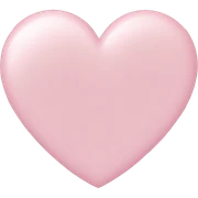 pastel pink heart sticker