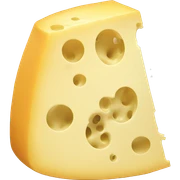 Cheese eating cheese sticker