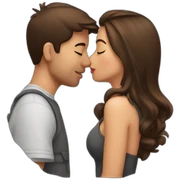Kissing girlfriend sticker