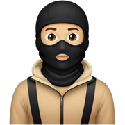 Ski mask  sticker