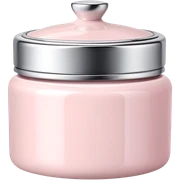 Pale pink day cream pot sticker