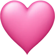 Pink heart  sticker