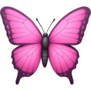 Pink butterfly  sticker