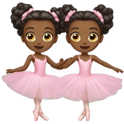 ballet twins sticker