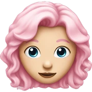 Pink pale heart sticker