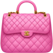Pink Chanel bag sticker