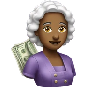 Violet money sticker