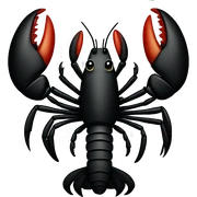 black lobster sticker