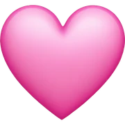 Pink heart  sticker