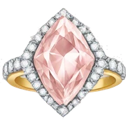 Light Pink diamond ring sticker