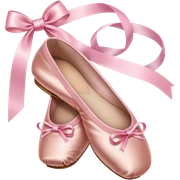 Ballet shoes sticker
