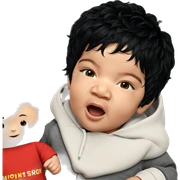 realistic portrait of a boy sticker