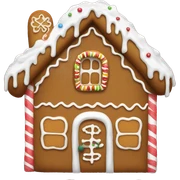 Gingerbread house sticker